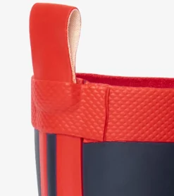 Hatley Kids Navy & Red Matte Rain Boots