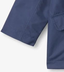 Hatley Kids Navy Zip-Up Lightweight Rain Jacket