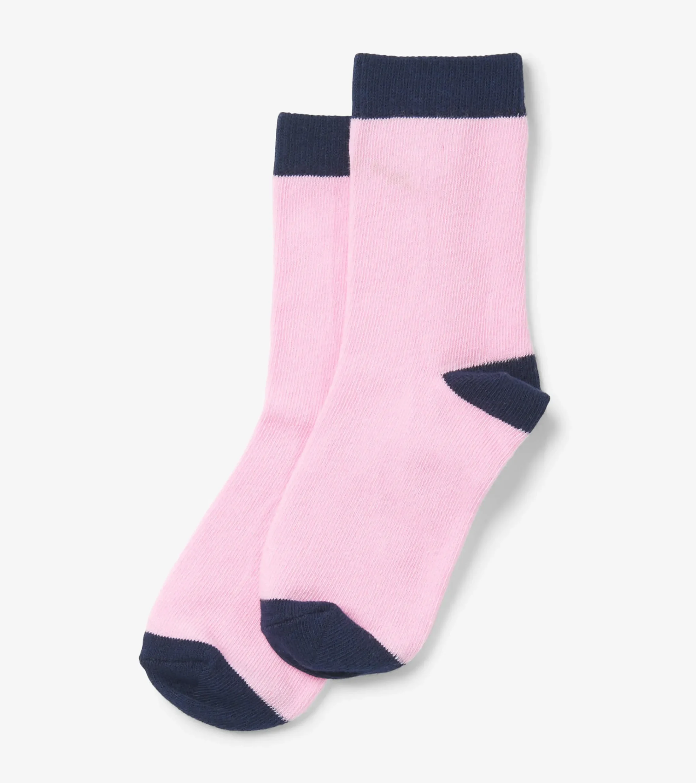 Hot Hatley Kids Pink & Navy Crew Socks