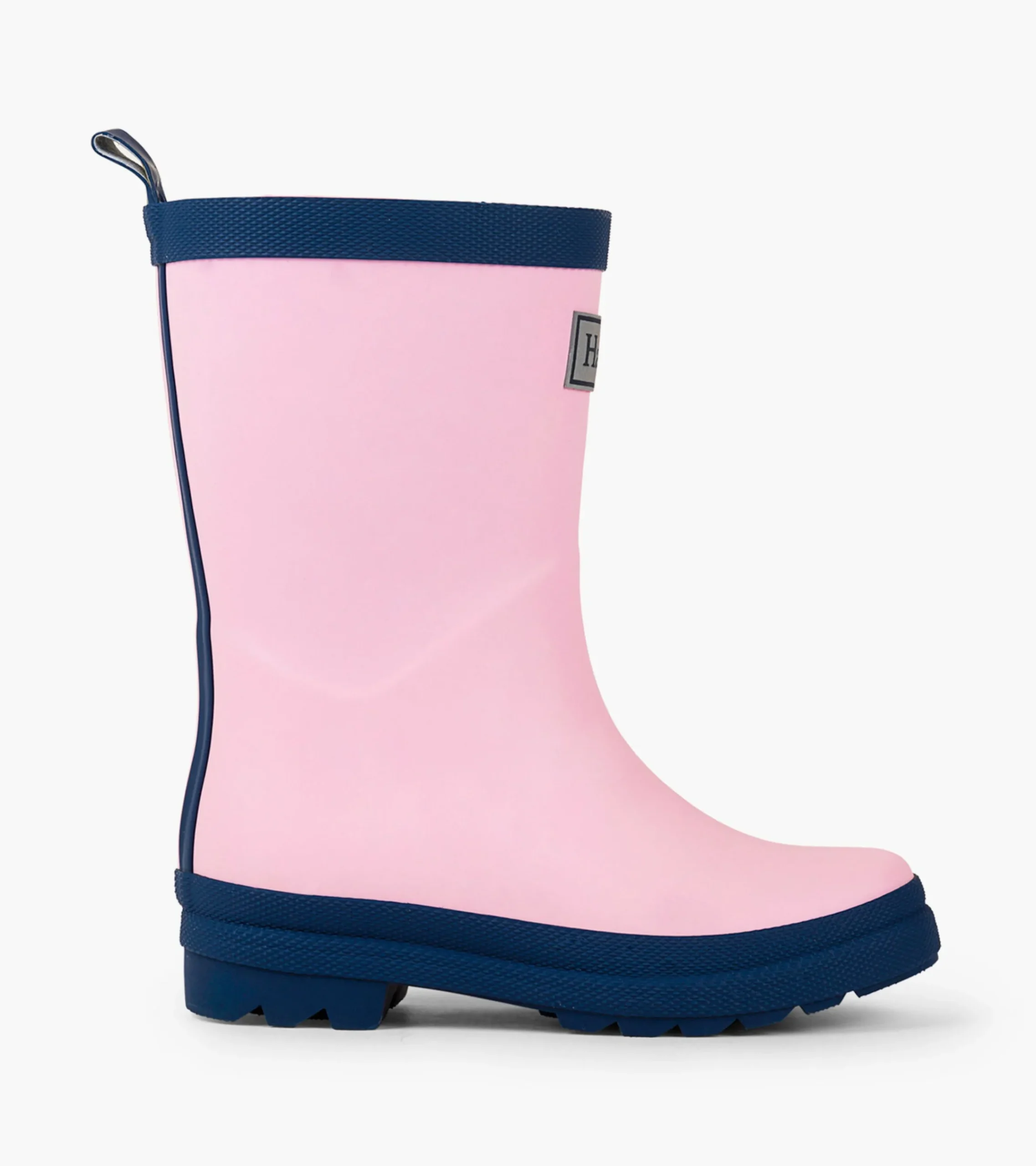 Outlet Hatley Kids Pink & Navy Matte Rain Boots