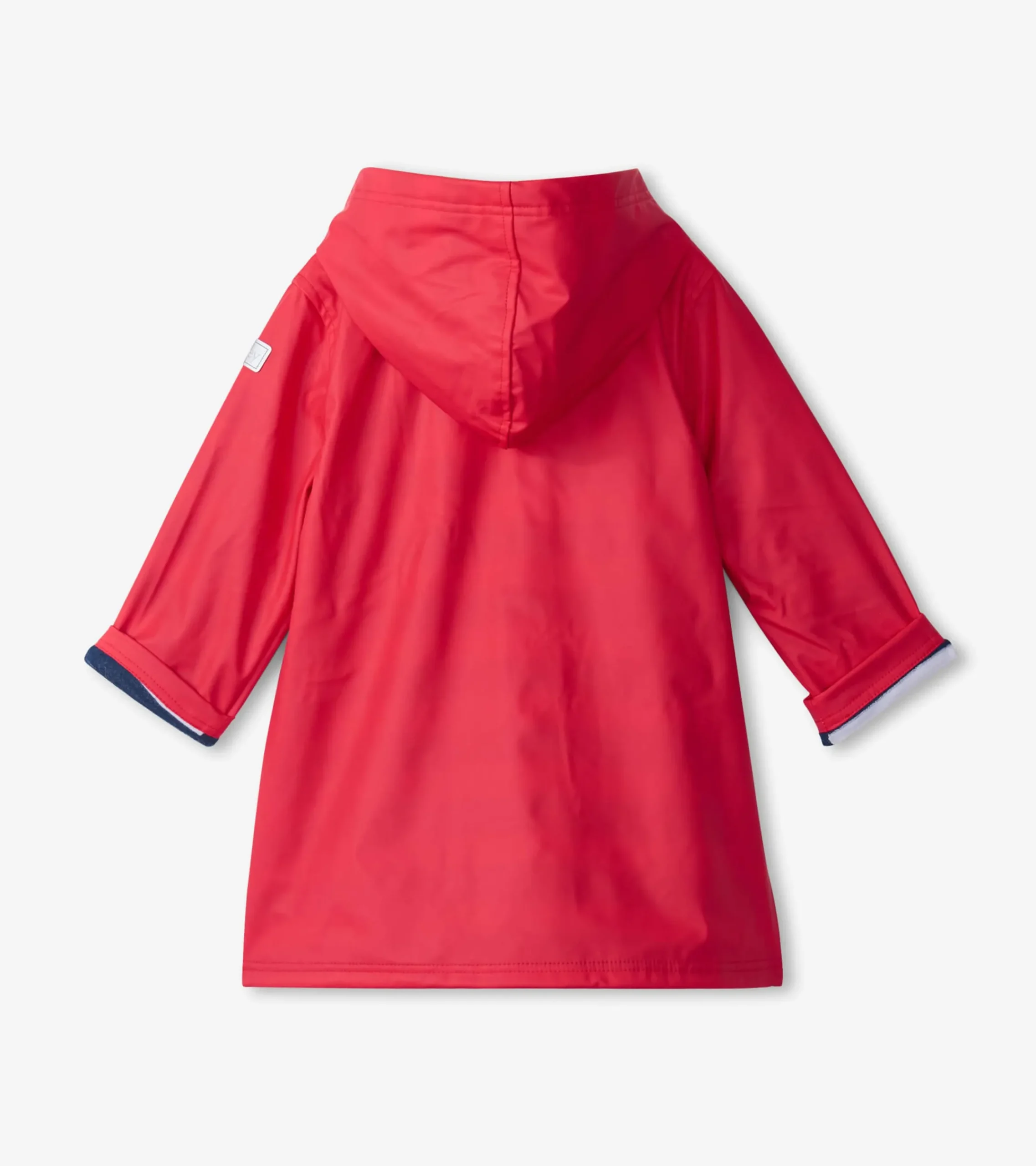 Outlet Hatley Kids Red & Navy Button-Up Rain Jacket