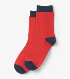 Best Hatley Kids Red & Navy Crew Socks