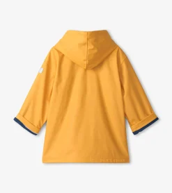 Discount Hatley Kids Yellow Zip-Up Rain Jacket
