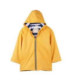 Discount Hatley Kids Yellow Zip-Up Rain Jacket