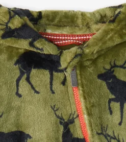 Outlet Hatley Magestic Elk Baby Fleece Suit