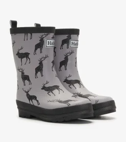 Sale Hatley Magestic Elk Matte Kids Rain Boots