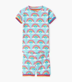 Best Hatley Magical Rainbows Organic Cotton Short Pajama Set