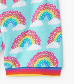 Best Hatley Magical Rainbows Organic Cotton Short Pajama Set