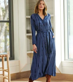 Best Hatley Maxi Shirt Dress - Into the Deep