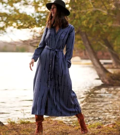 Best Hatley Maxi Shirt Dress - Into the Deep