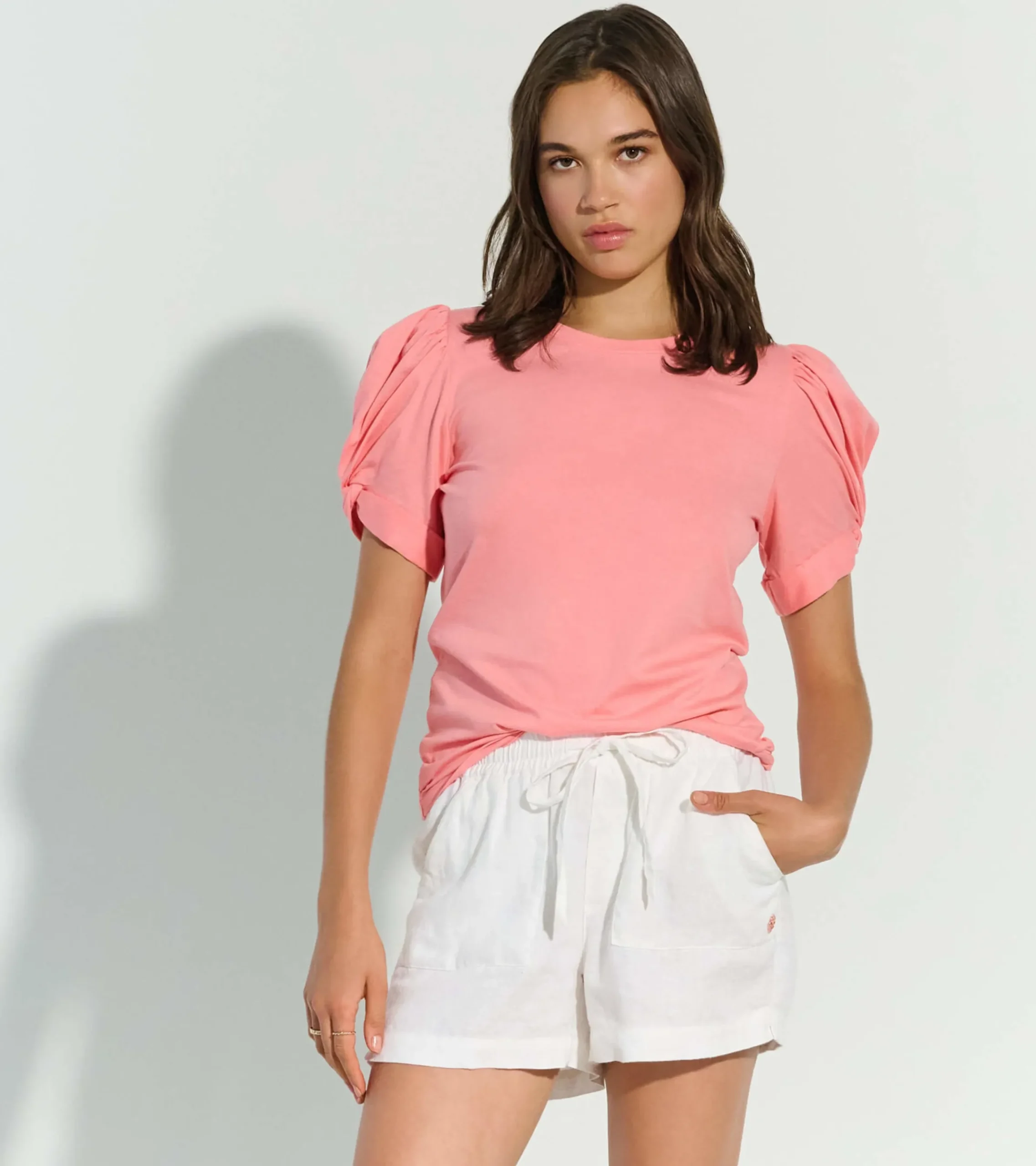 Best Hatley Maya Tee - Salmon Rose