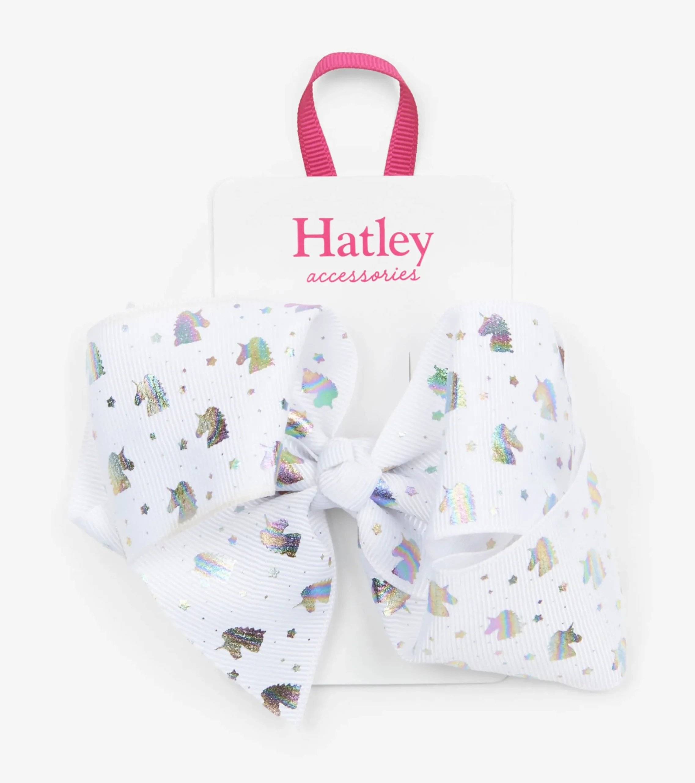Clearance Hatley Metallic Unicorns Bow Hair Clip