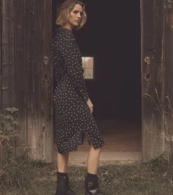 Discount Hatley Midi Shirt Dress - Classic Spots