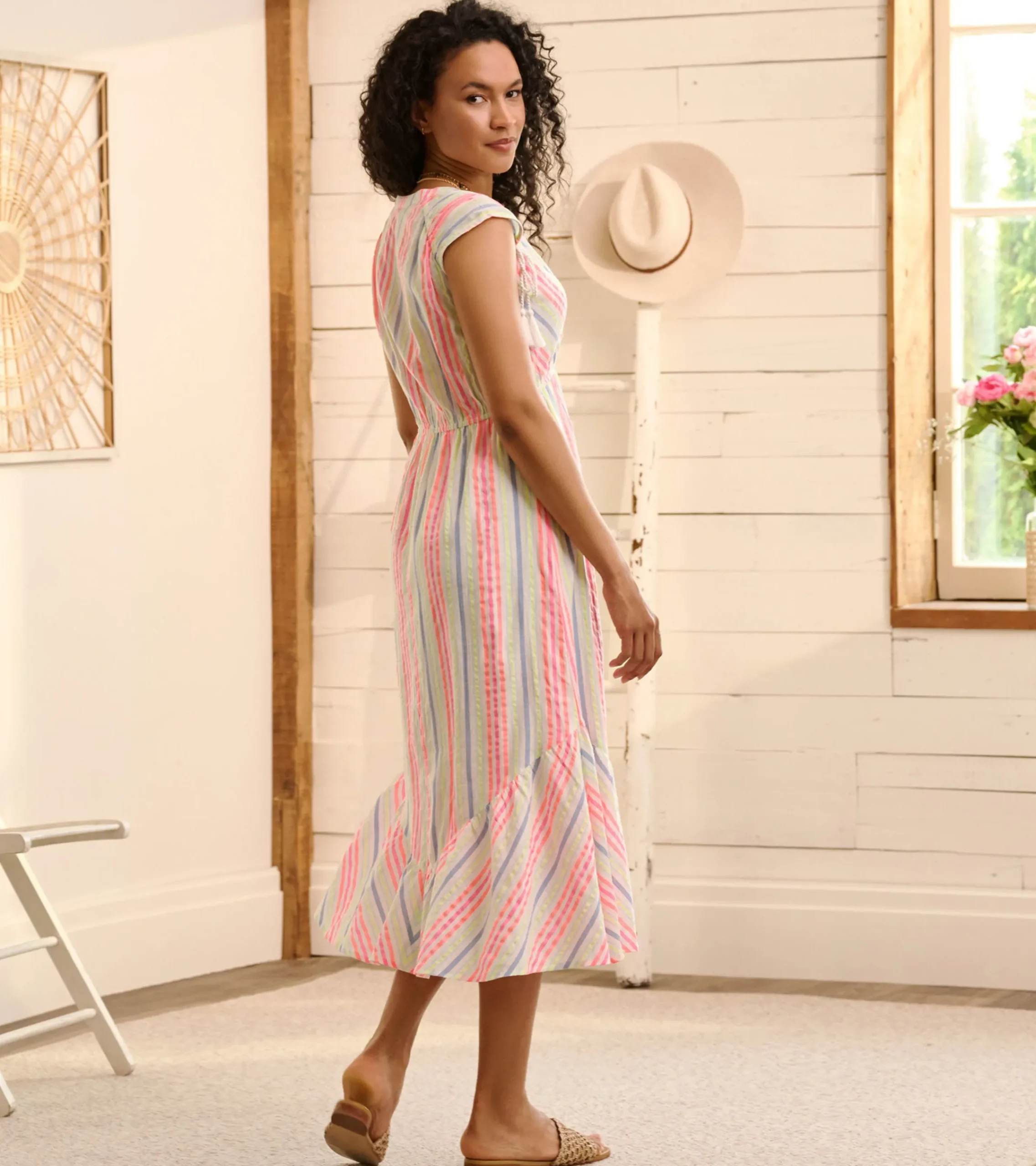 New Hatley Millie Dress - Miami Beach Stripes
