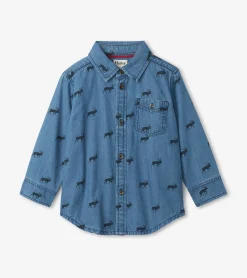 Sale Hatley Mini Elk Button Down Shirt