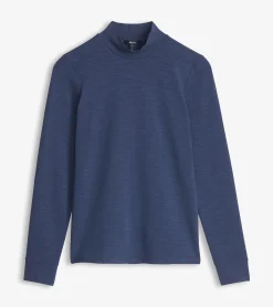 Sale Hatley Mock Neck Top - Patriot Blue