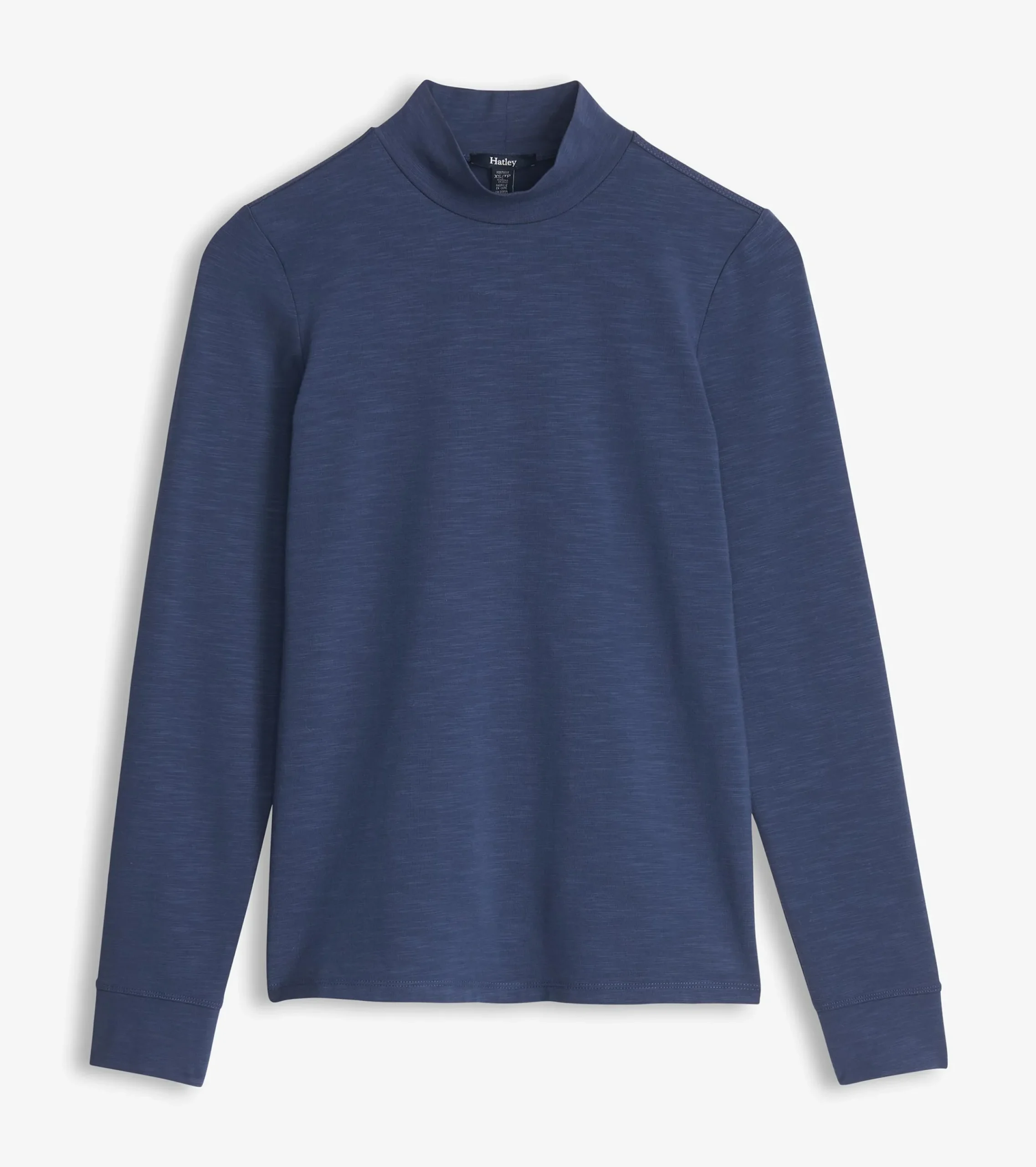 Sale Hatley Mock Neck Top - Patriot Blue