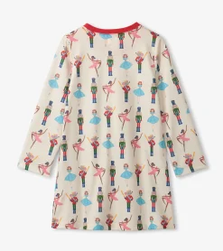 New Hatley Nutcracker Long Sleeve Girls Nightgown