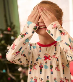 New Hatley Nutcracker Long Sleeve Girls Nightgown
