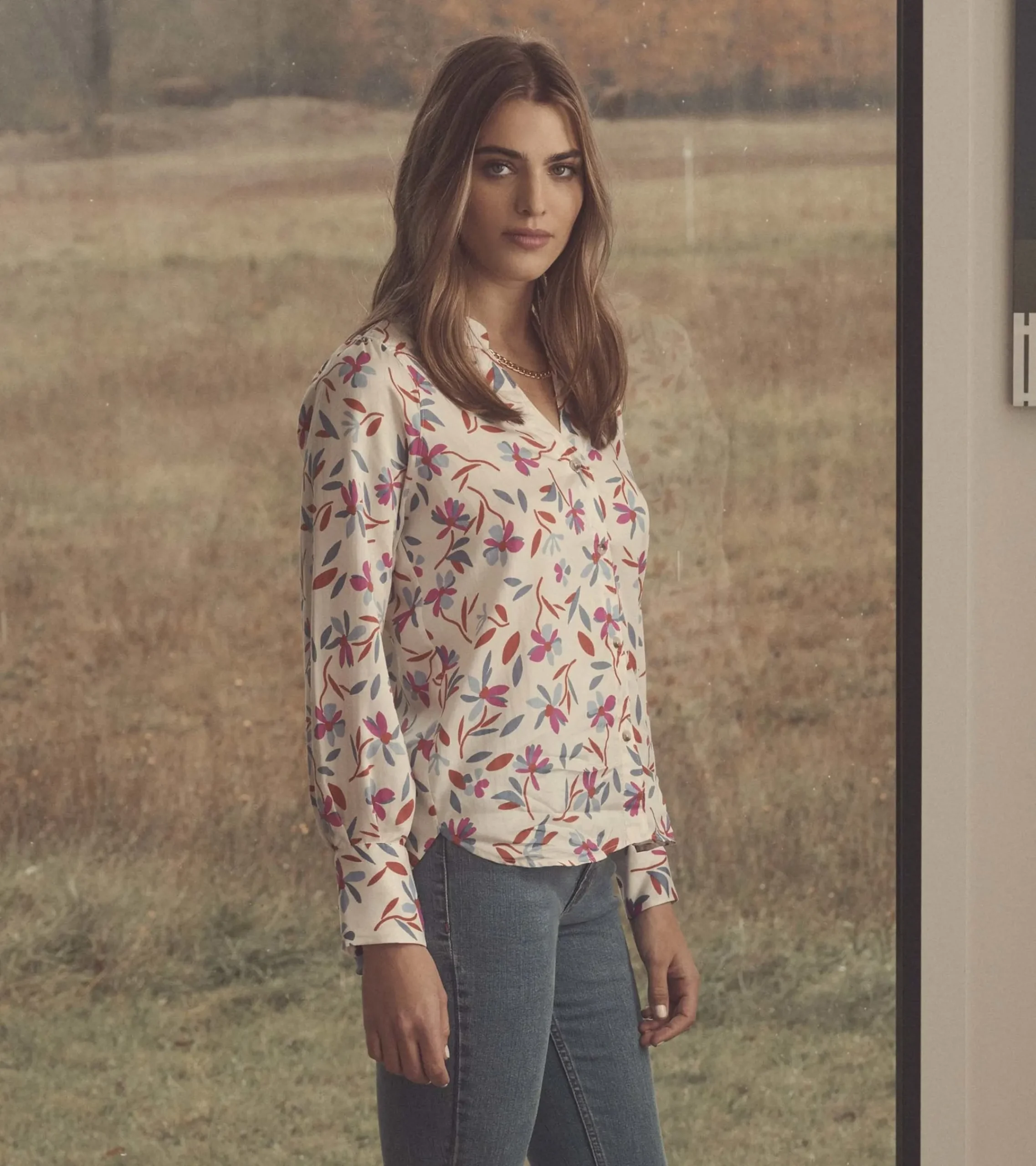 Hatley Olivia Blouse - Deconstructed Floral