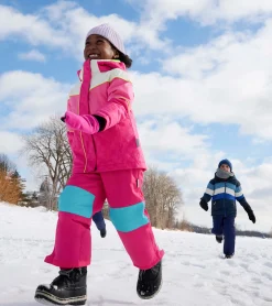 Online Hatley Pink Kids Snow Pants