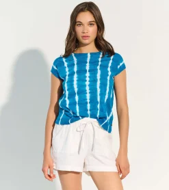 Outlet Hatley Piper Knit Tee - Mykonos Blue