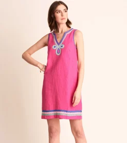 Hot Hatley Portia Sheath Dress - Fuchsia