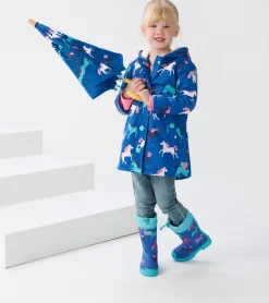 Best Hatley Prancing Horses Sherpa Lined Kids Rain Boots