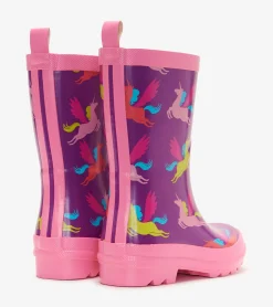 Hot Hatley Pretty Unicorn Shiny Kids Rain Boots