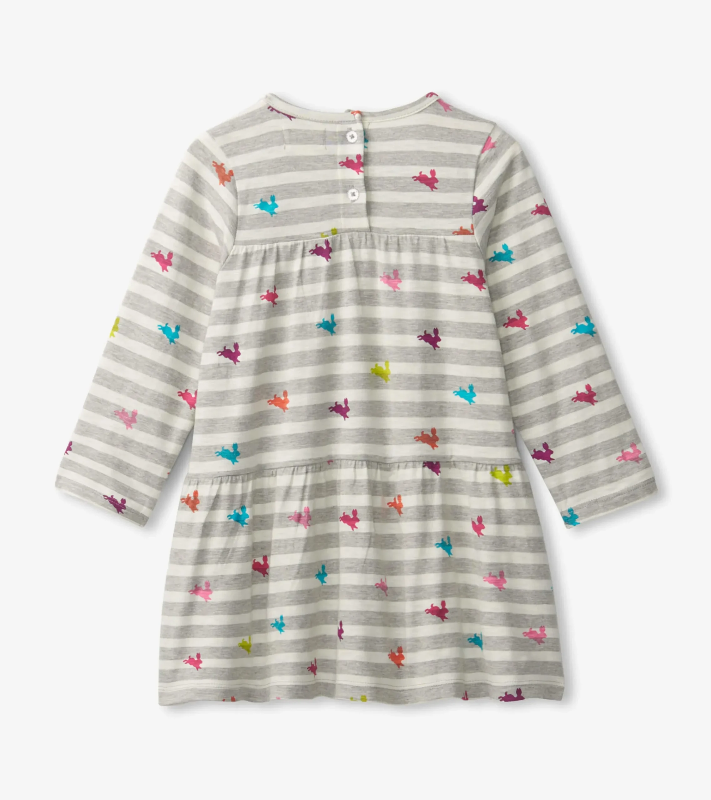New Hatley Rainbow Bunnies Tiered Dress