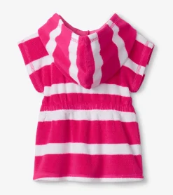 New Hatley Rainbow Stripe Baby Hooded Terry Cover-Up