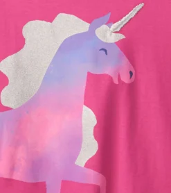 Outlet Hatley Rasberry Unicorn Long Sleeve T-Shirt