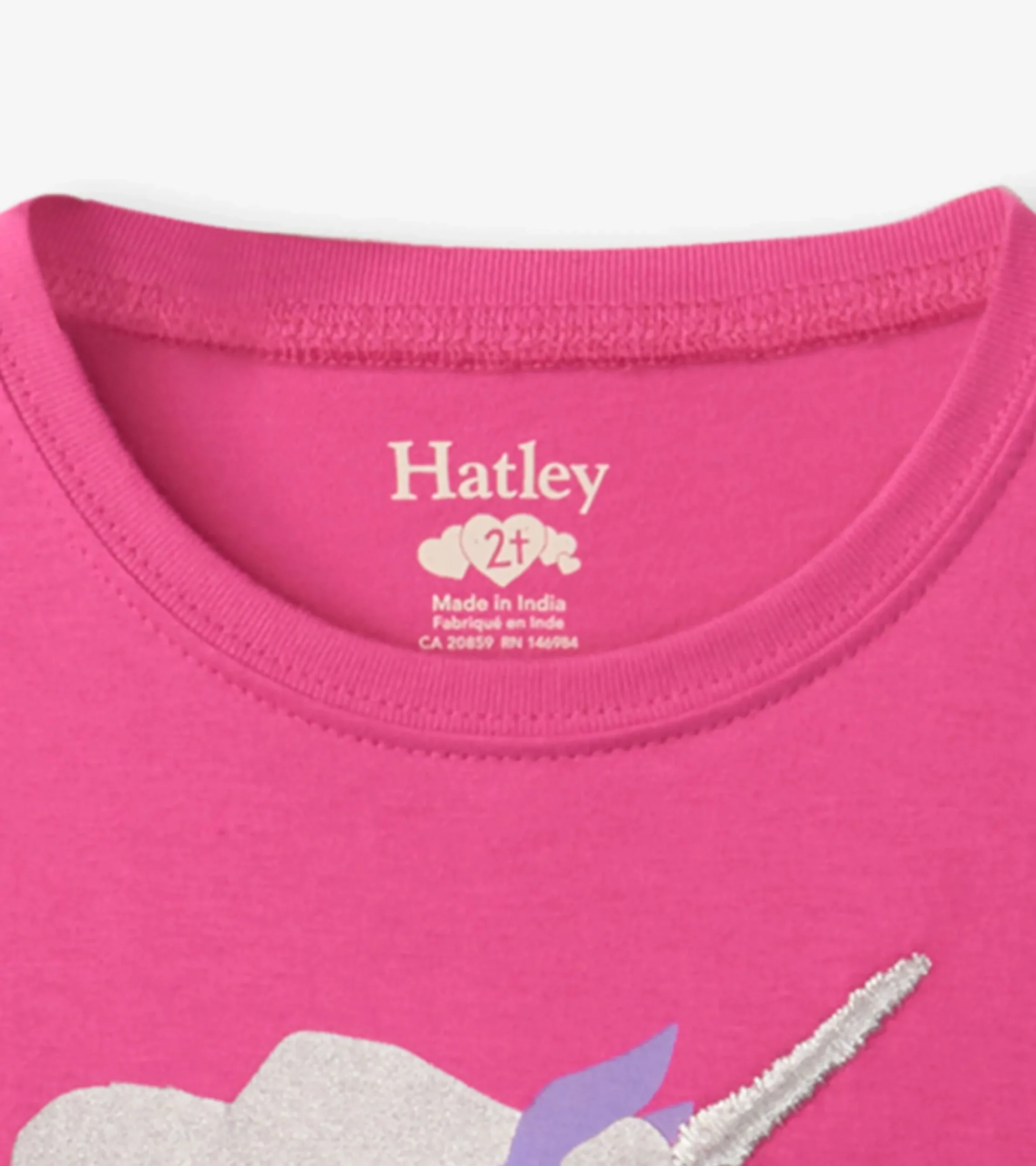 Outlet Hatley Rasberry Unicorn Long Sleeve T-Shirt