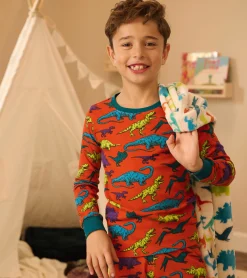 Discount Hatley Real Dinosaurs Kids Organic Cotton Pajama Set