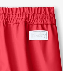 Hot Hatley Red Kids Rain Pants