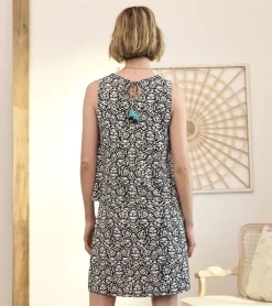 Outlet Hatley Roberta Dress - Floral Shibori