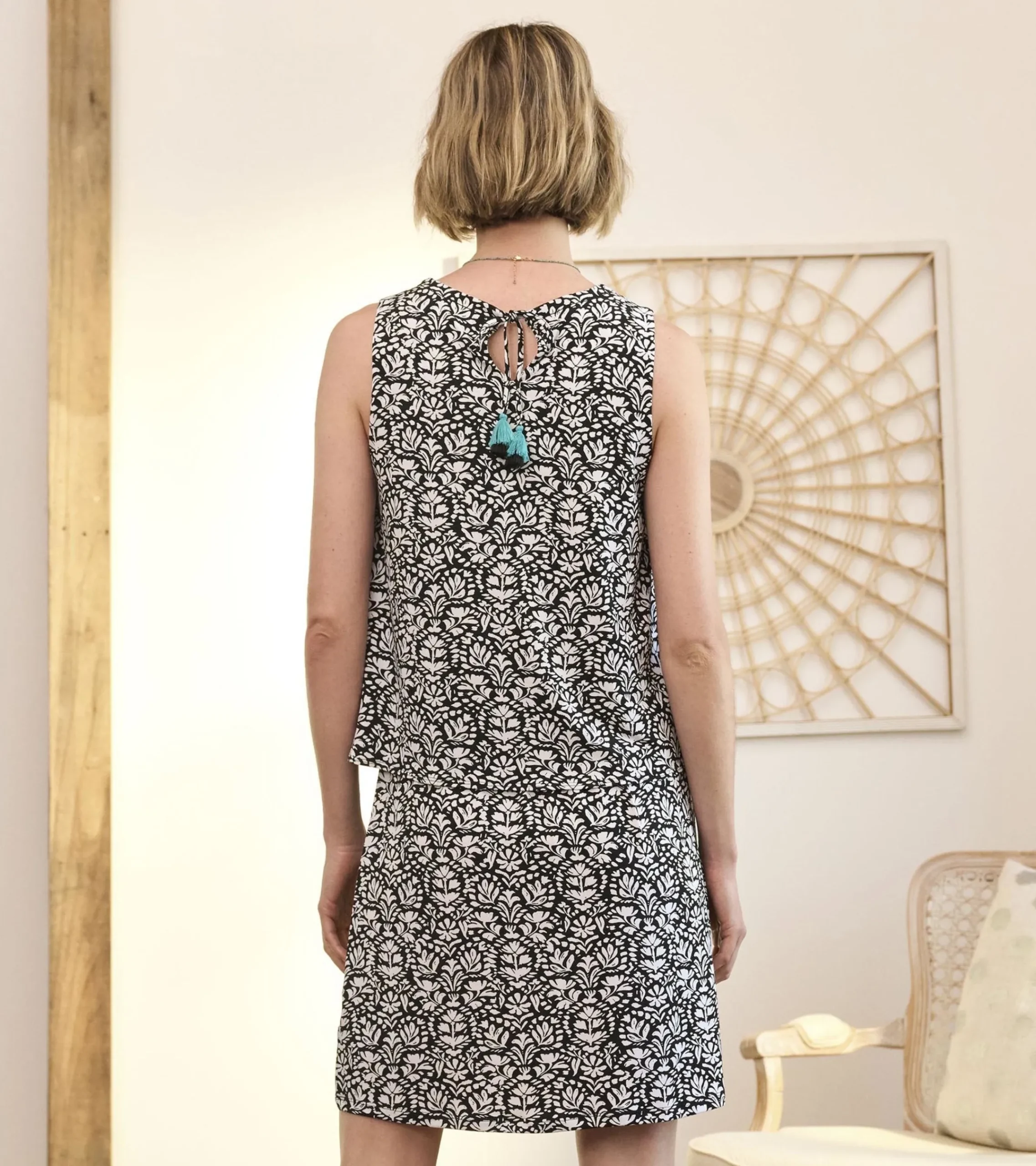 Outlet Hatley Roberta Dress - Floral Shibori