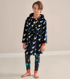 Hatley Rocket Man Kids Fleece Robe