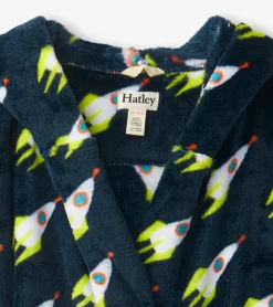 Hatley Rocket Man Kids Fleece Robe