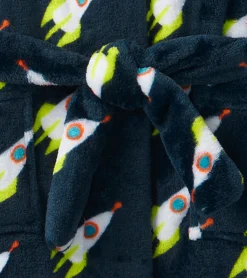 Hatley Rocket Man Kids Fleece Robe