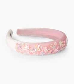 Sale Hatley Rose Shadow Velvet Puff Headband