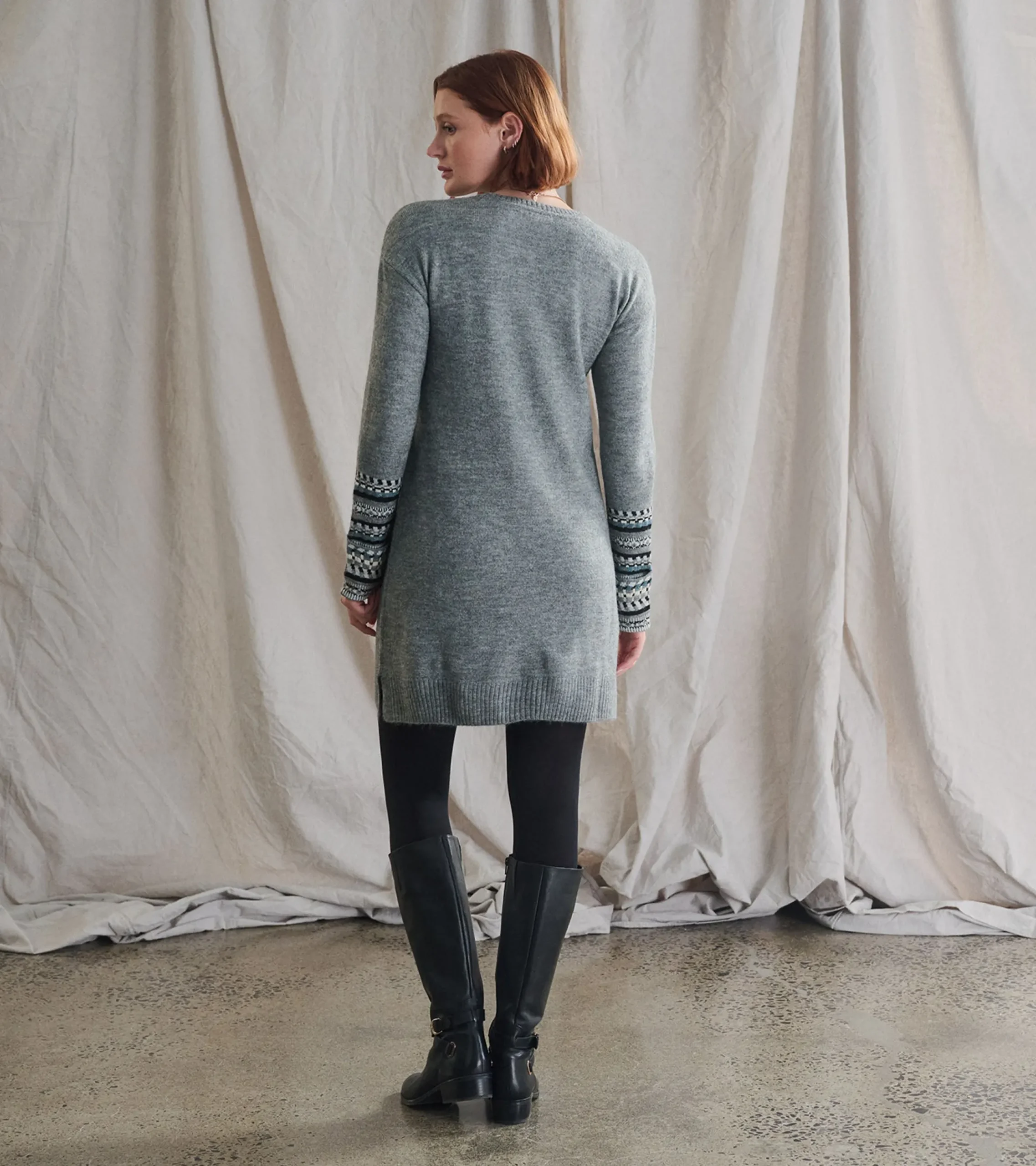 Hatley Sadie Sweater Dress - Charcoal Heather