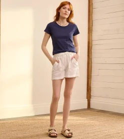 Online Hatley Santorini Shorts - White Gauze