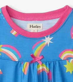 Outlet Hatley Shooting Stars Long Sleeve Girls Nightgown