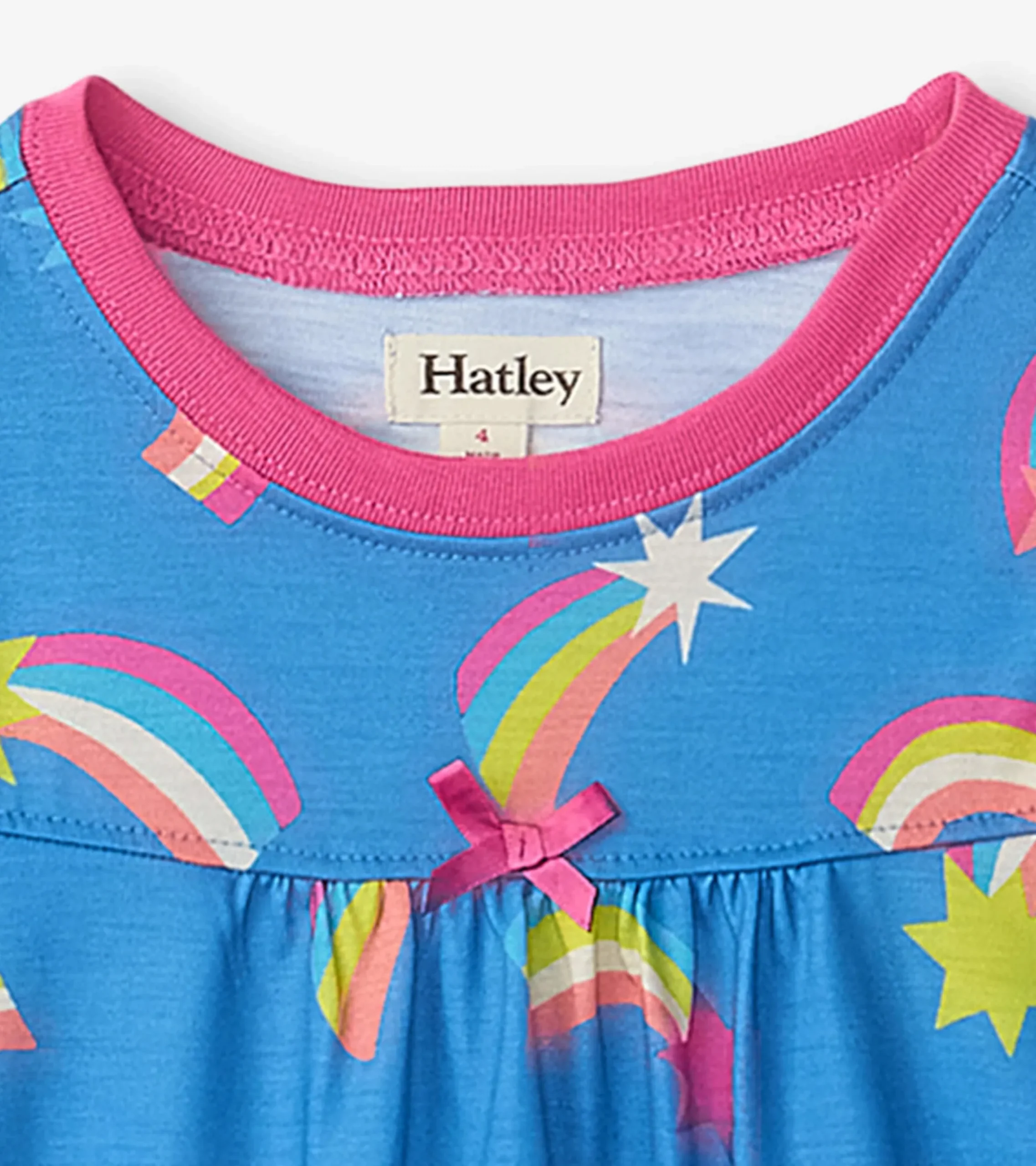 Outlet Hatley Shooting Stars Long Sleeve Girls Nightgown