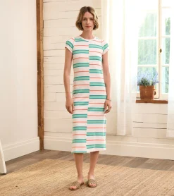 Hot Hatley Sierra Midi Dress - Seaside Stripes