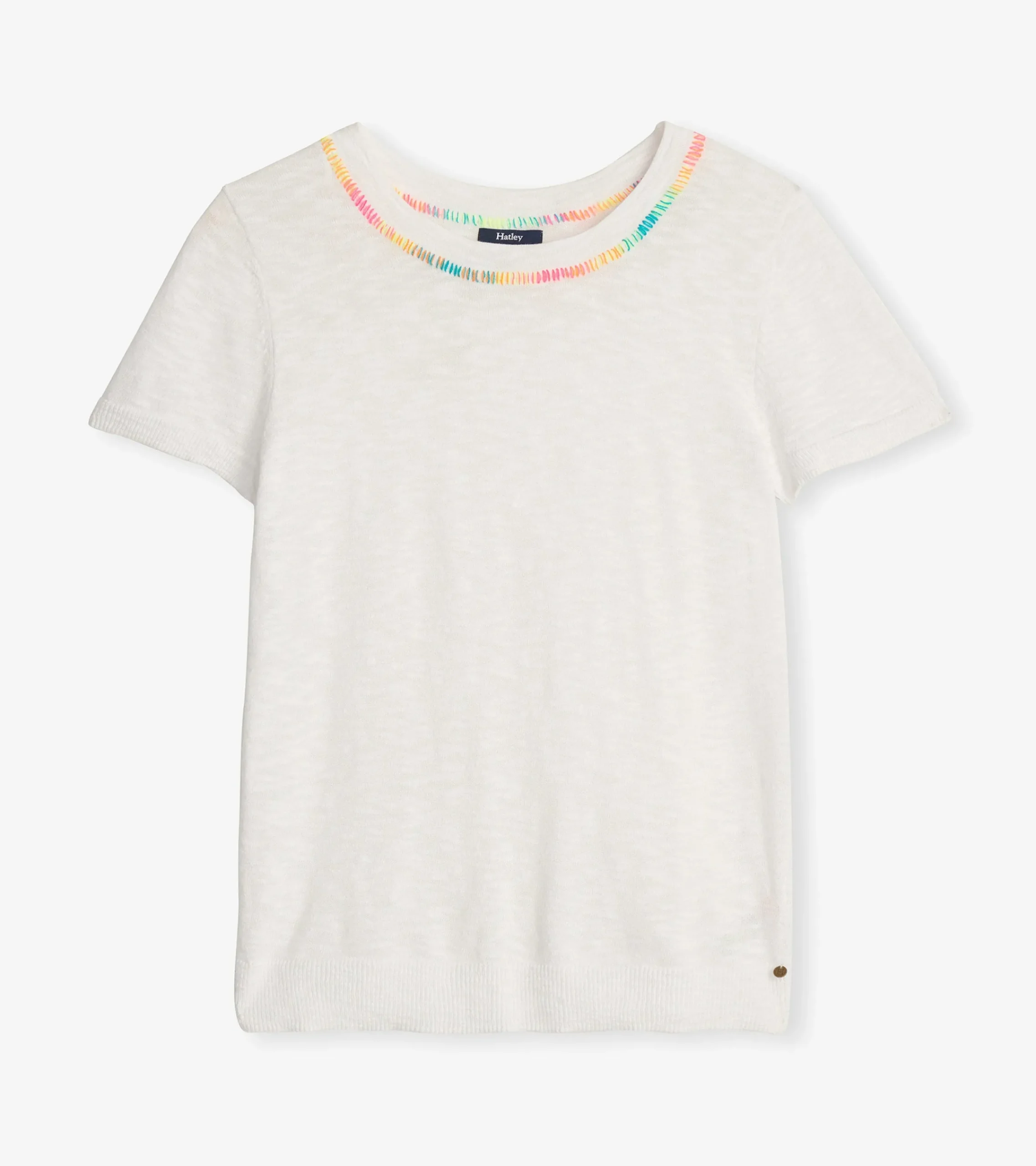 New Hatley Simone Knit Tee - White