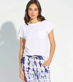 Best Hatley Slouchy Pocket Tee - White