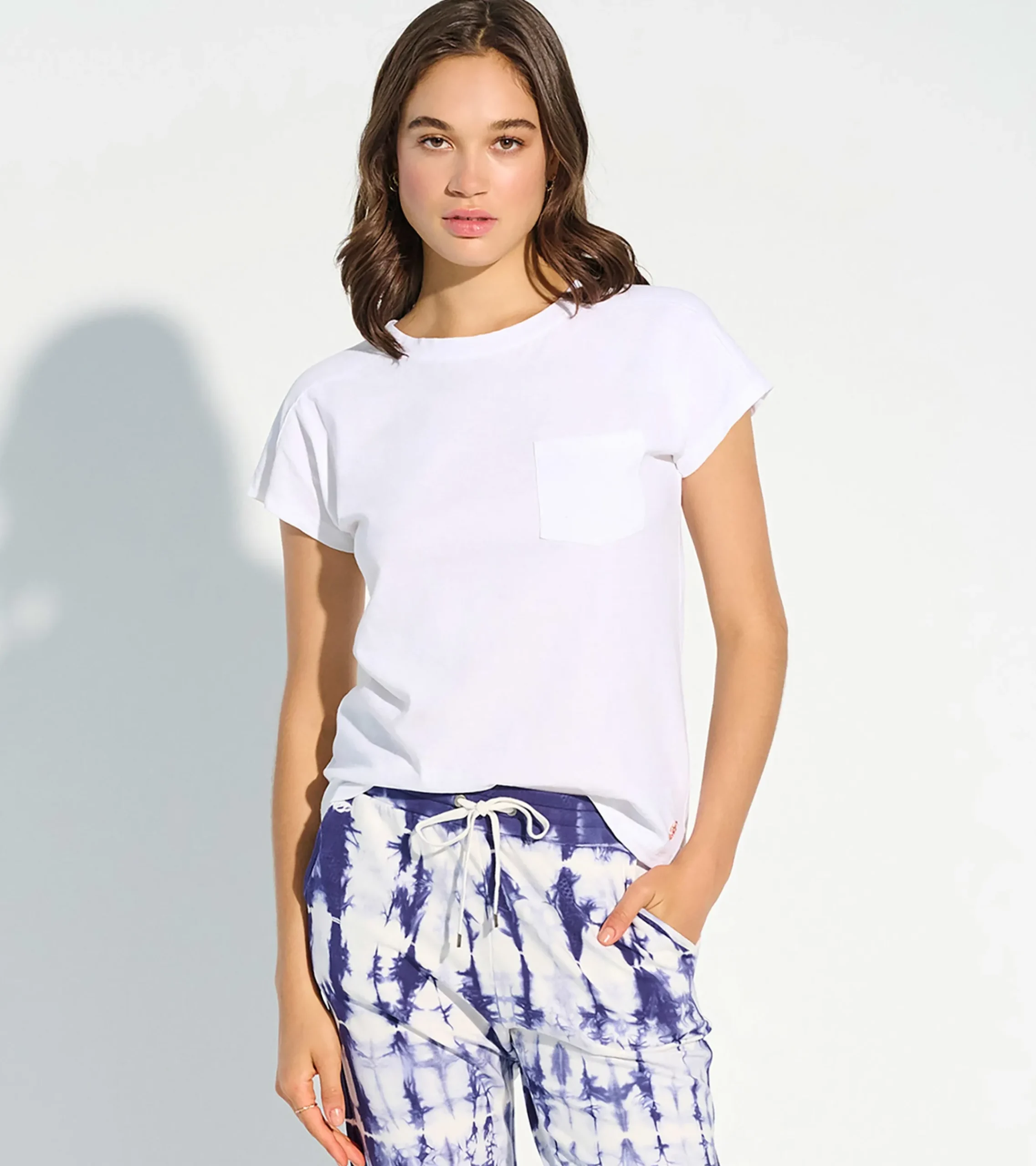 Best Hatley Slouchy Pocket Tee - White