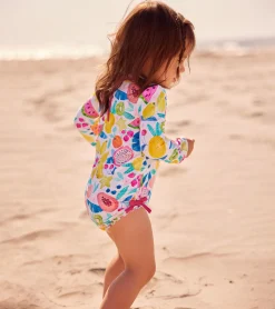 Best Hatley Summer Fruit Baby Rashguard Swimsuit